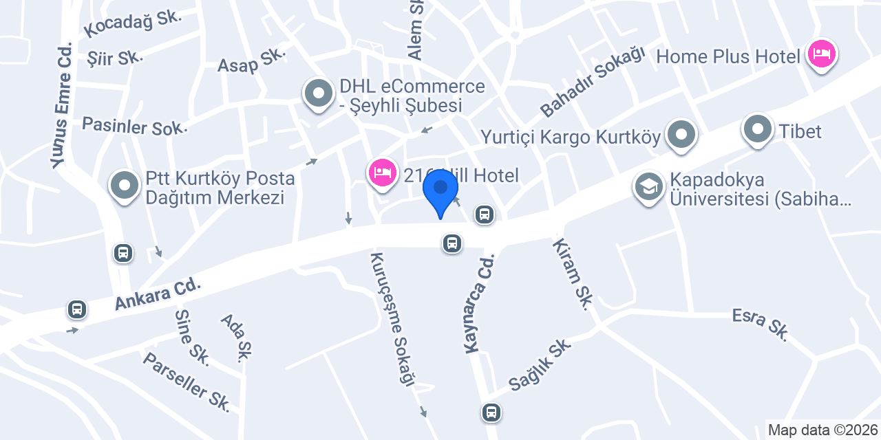 Kuveyt Türk - Kurtköy Şubesi konumu