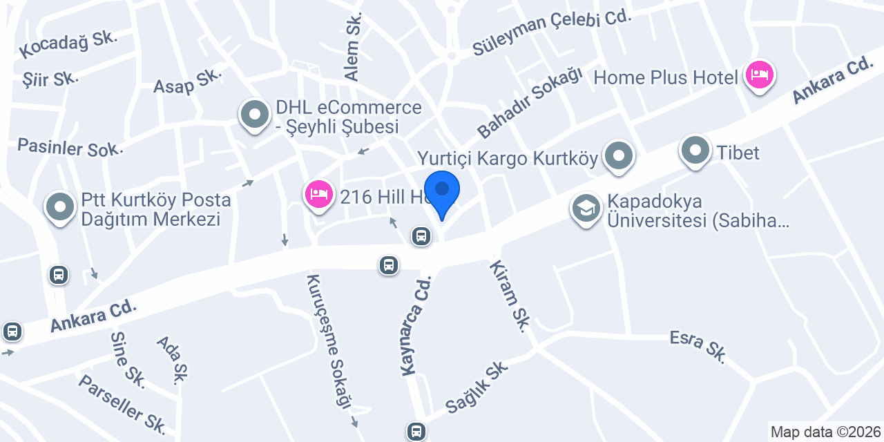 Tesadüf Cafe & Restaurant Kurtköy konumu