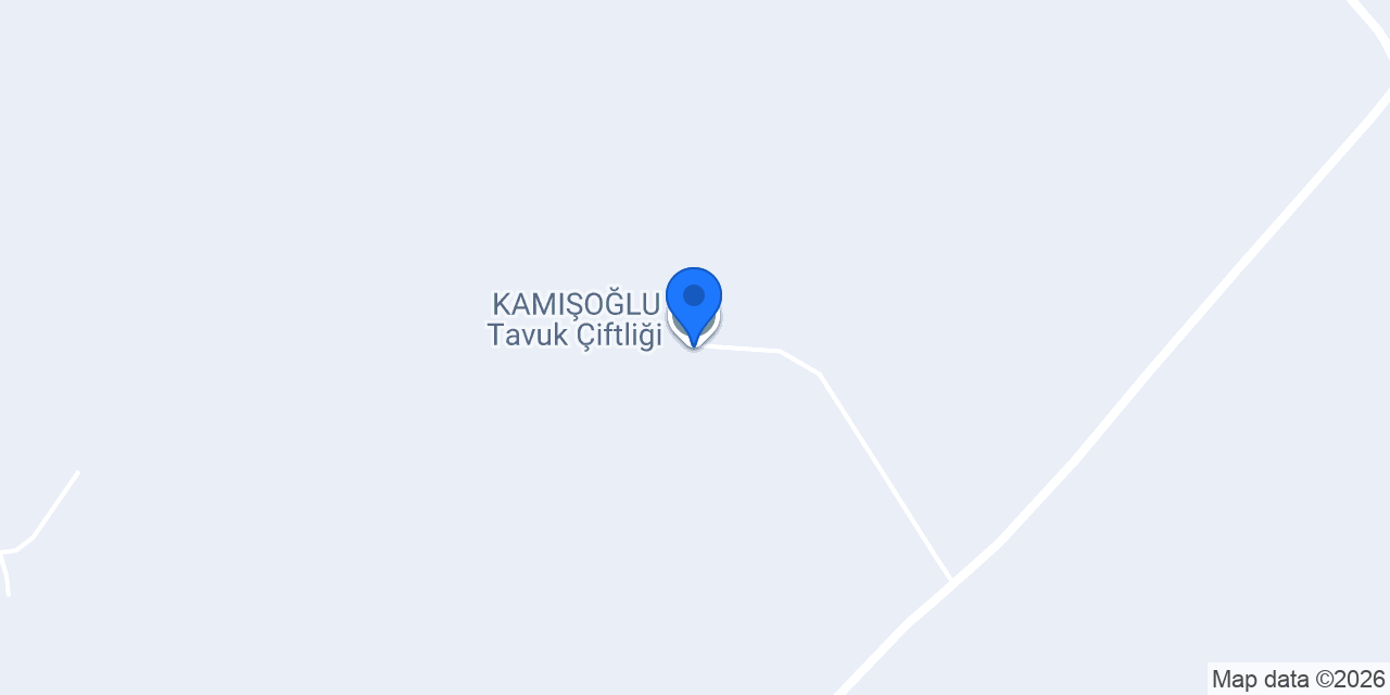 KAMIŞOĞLU Tavuk Çiftliği konumu