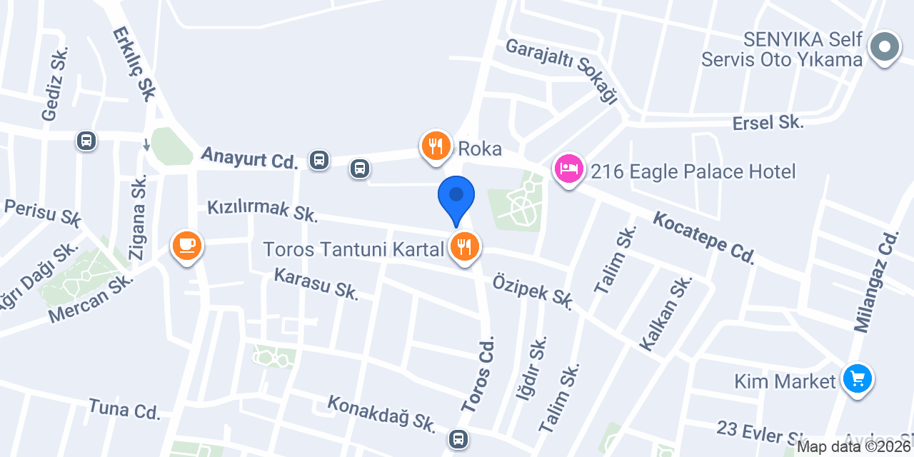Öz şahan pide lahmacun konumu