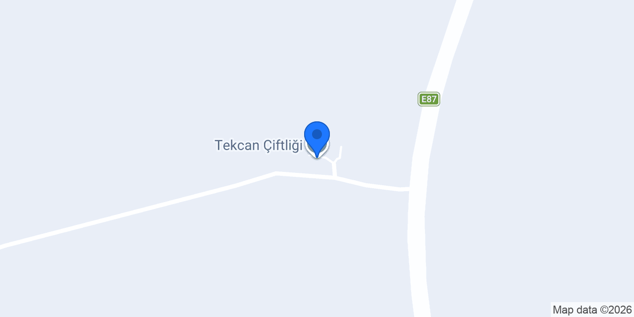 Tekcan Çiftliği konumu