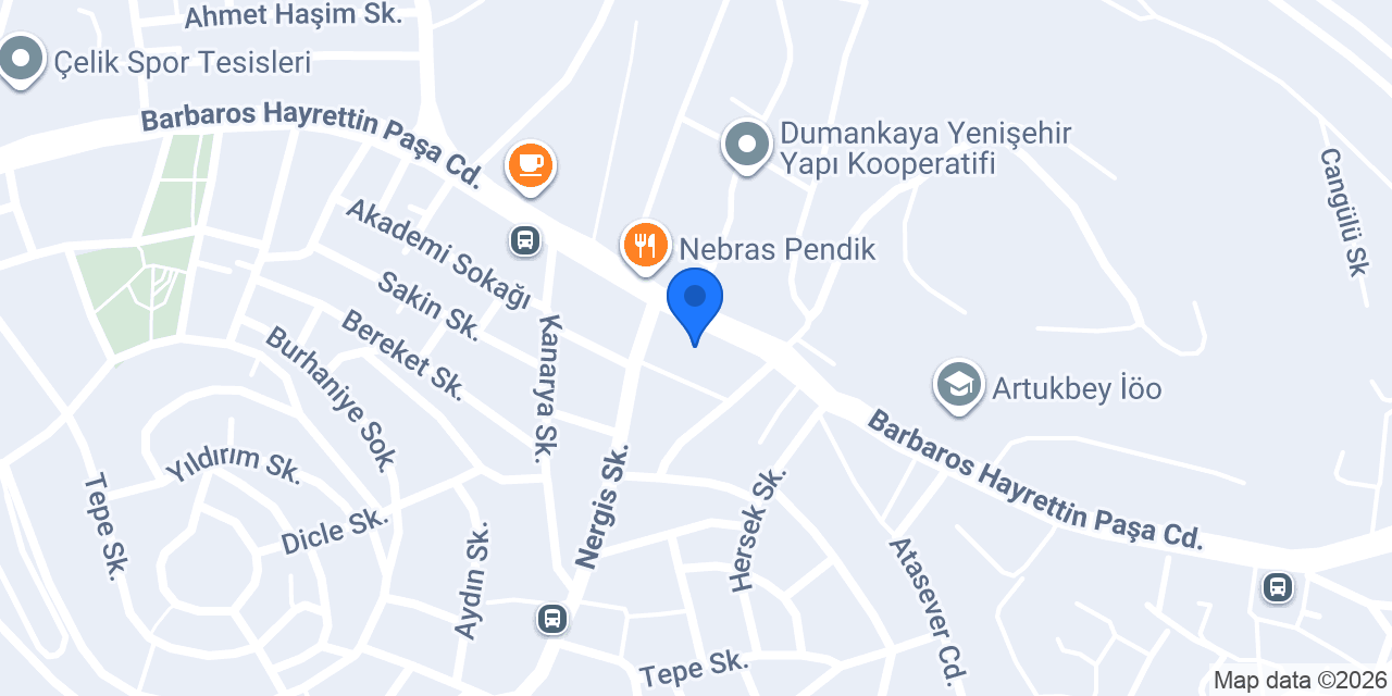 Ayyıldız Bayan Kuaförü konumu
