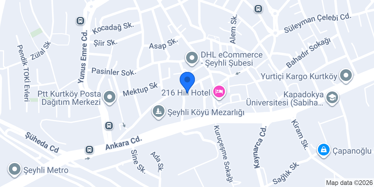 HARLİFT ASANSÖR konumu