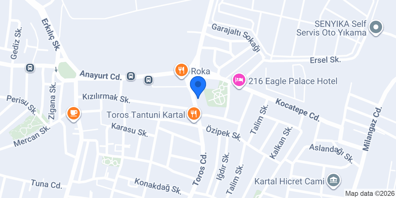 Esentepe Formula Sürücü Kursu konumu