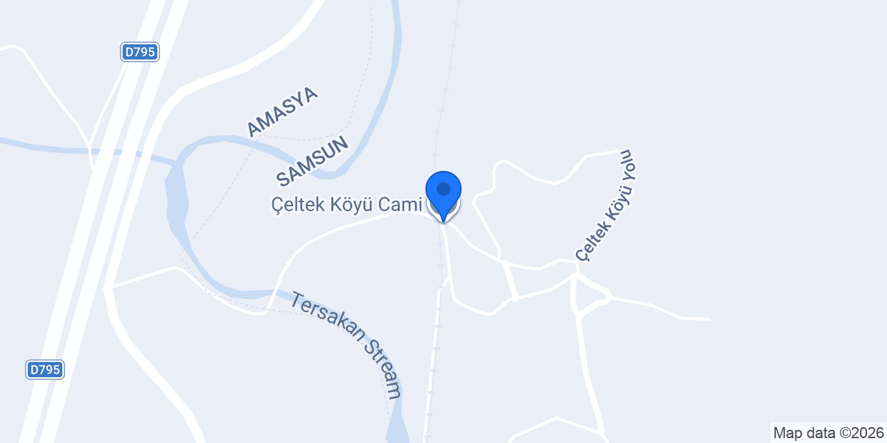 Çeltek Köyü Muhtarlığı konumu