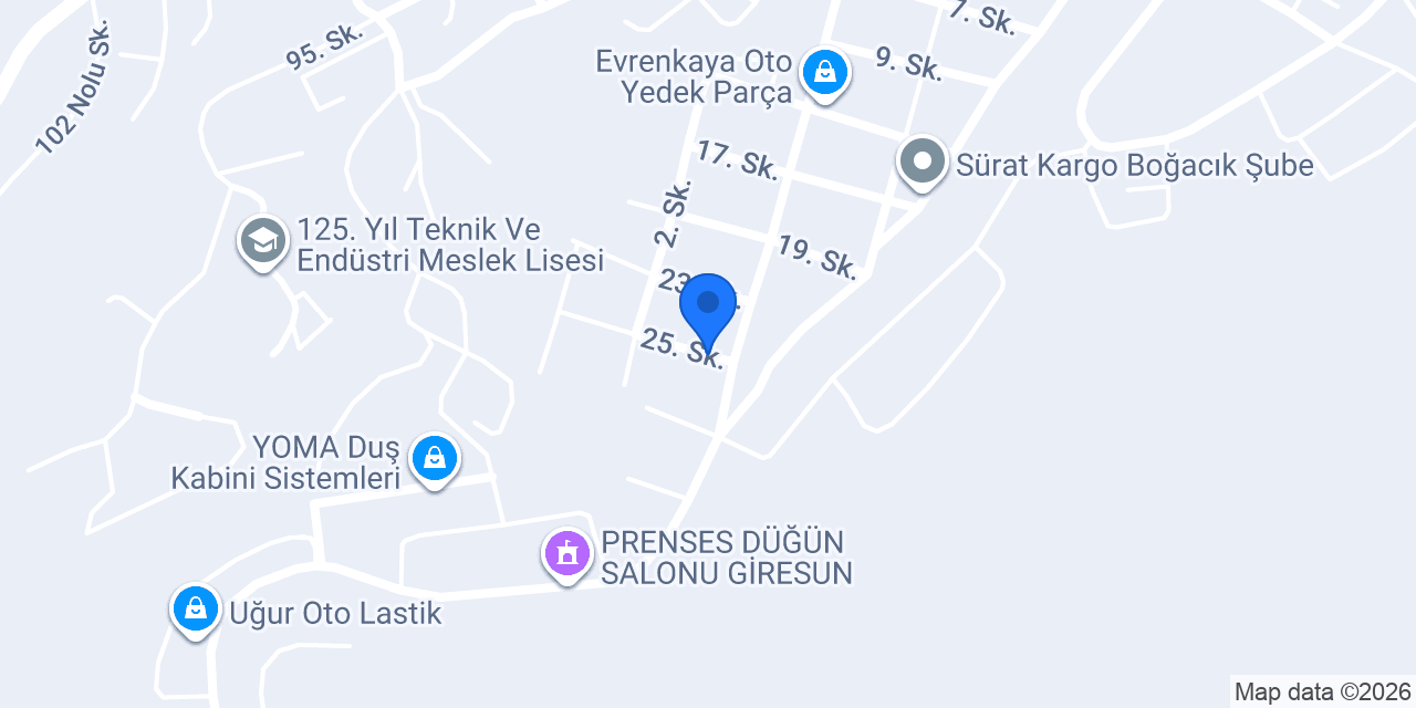 Eker Mobilya konumu