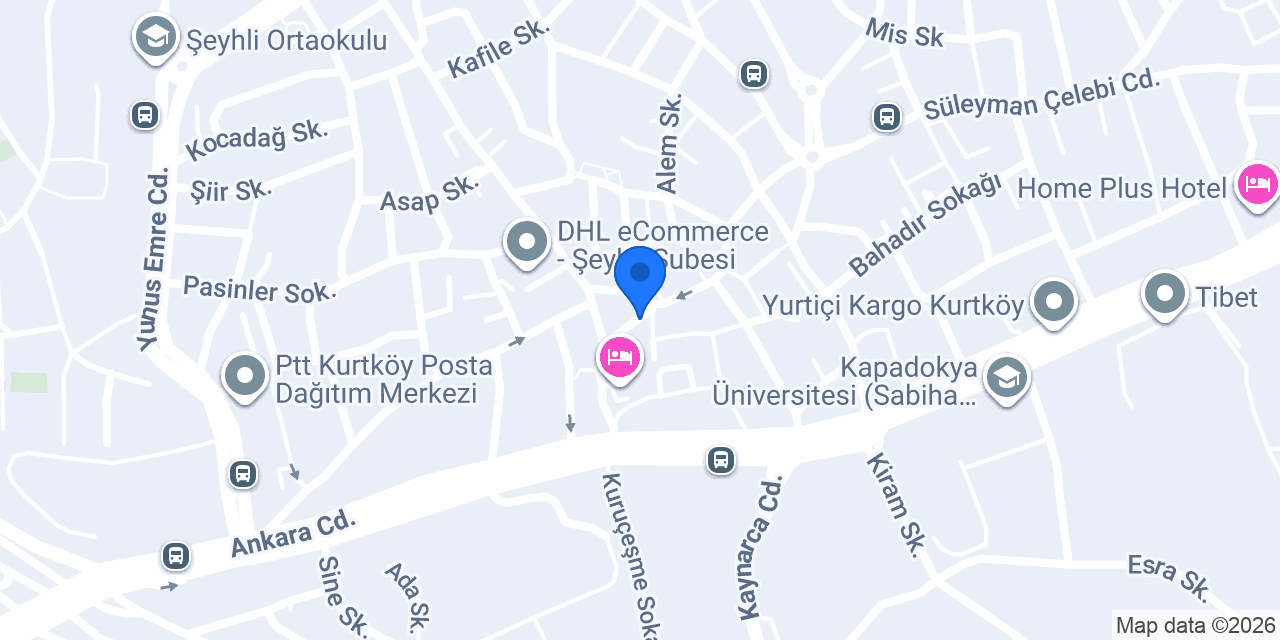 şeyhli iletişim konumu