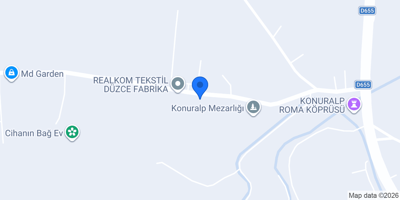 KonurAlp Pirinç Fabrikasi konumu