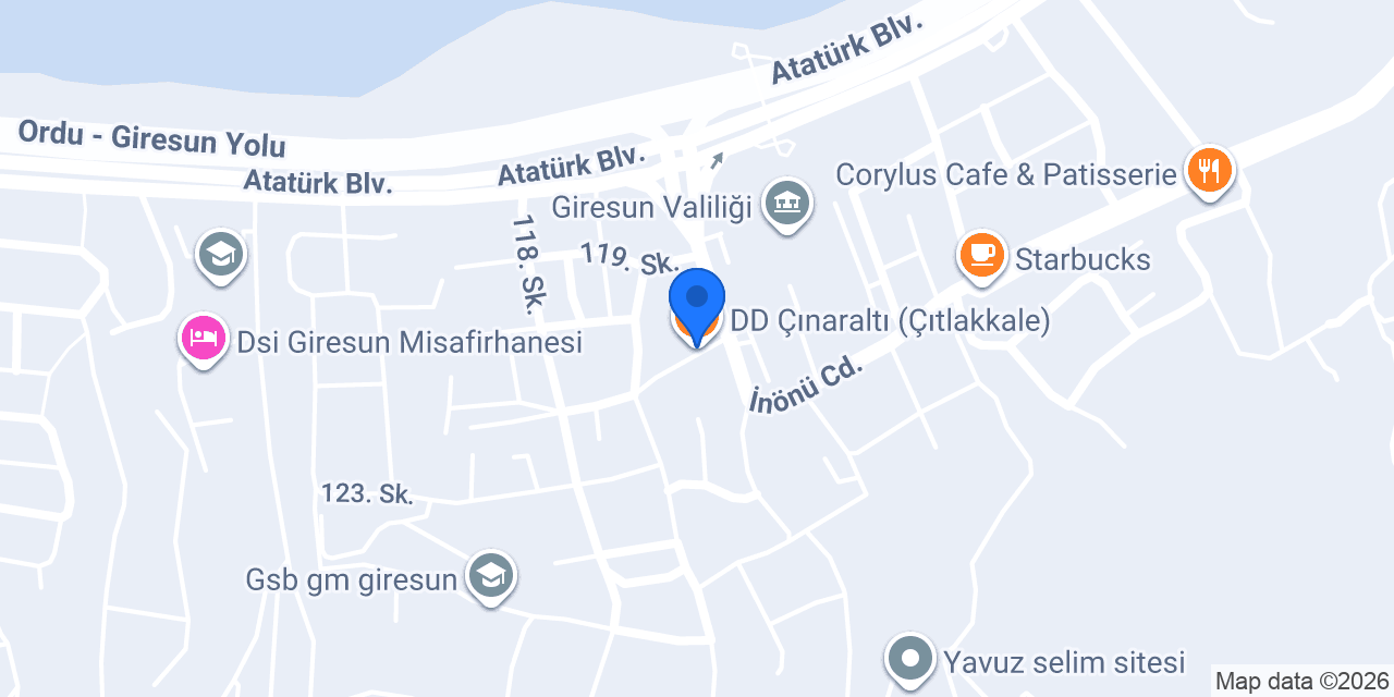 DD Çınaraltı (Çıtlakkale) konumu