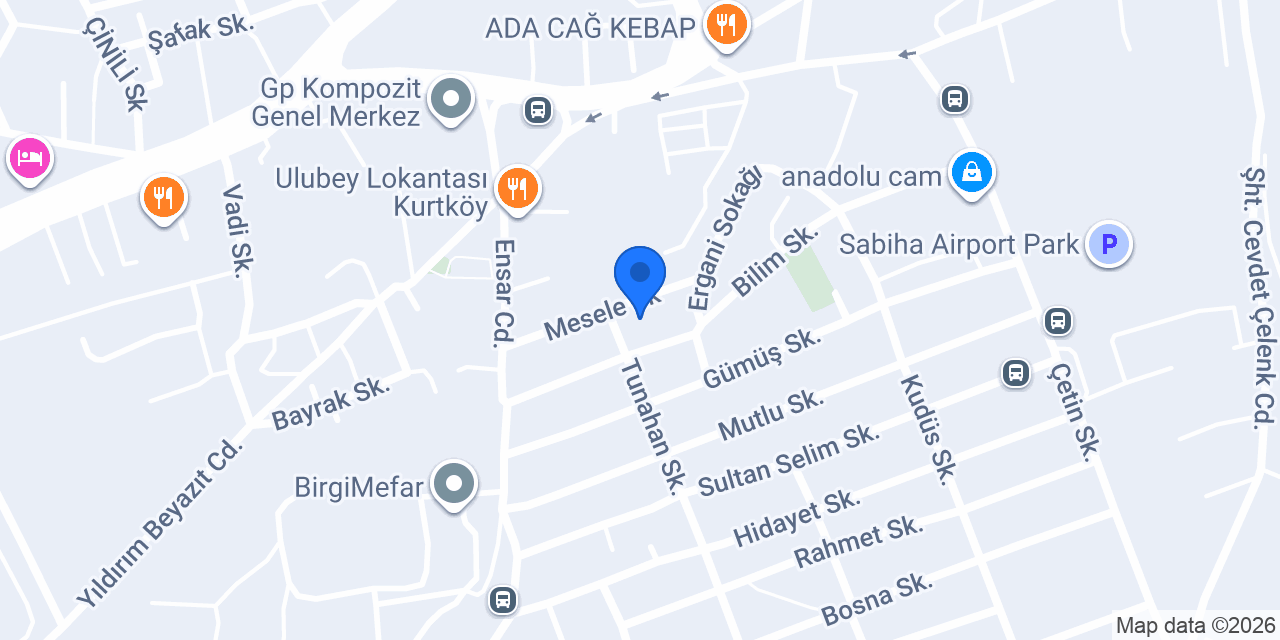 Azad Yapi İskele konumu