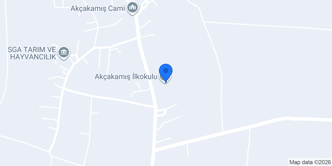 Akçakamış İlkokulu konumu
