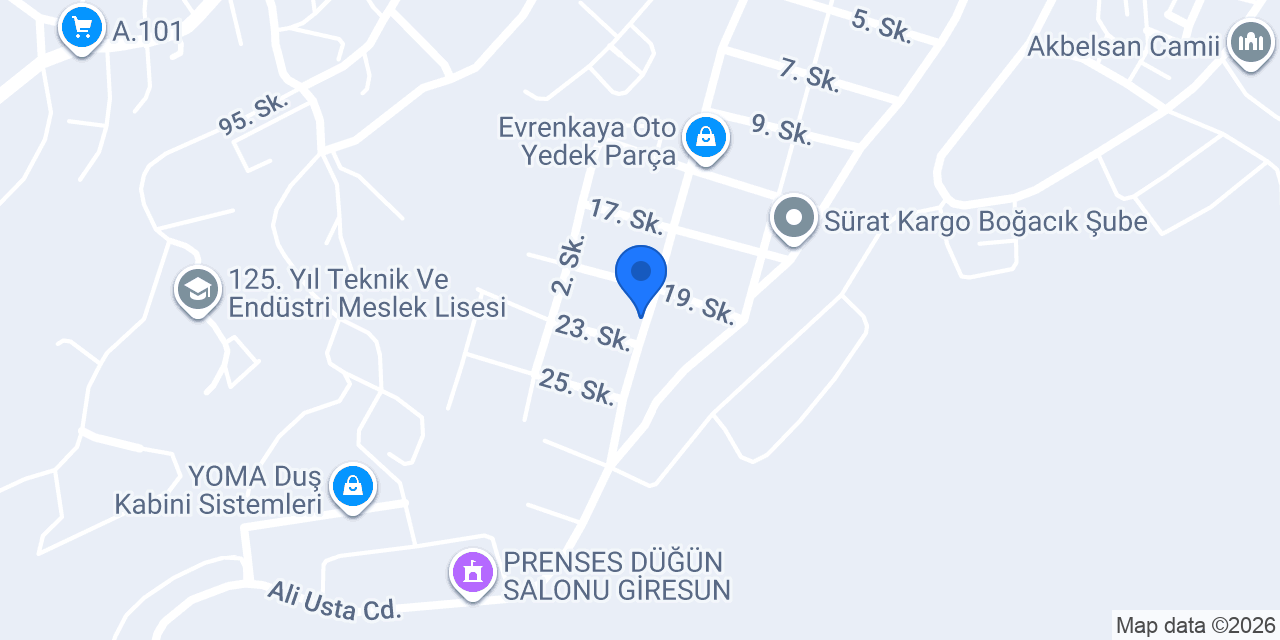 KILIÇ OTO konumu