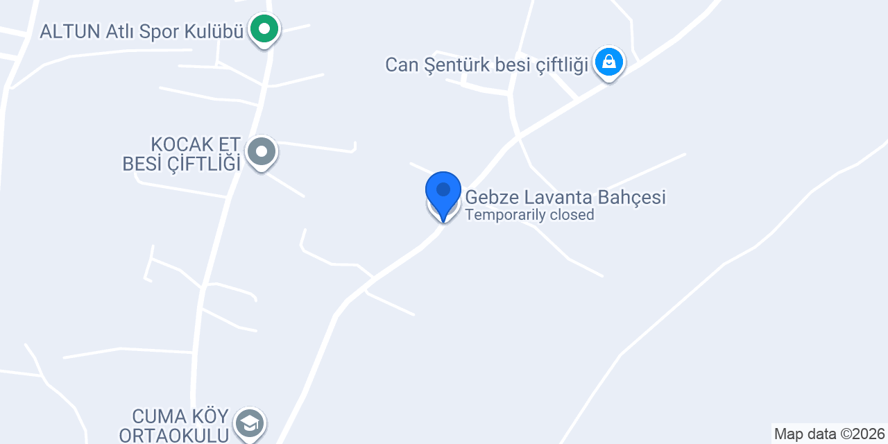 Gebze Lavanta Bahçesi konumu