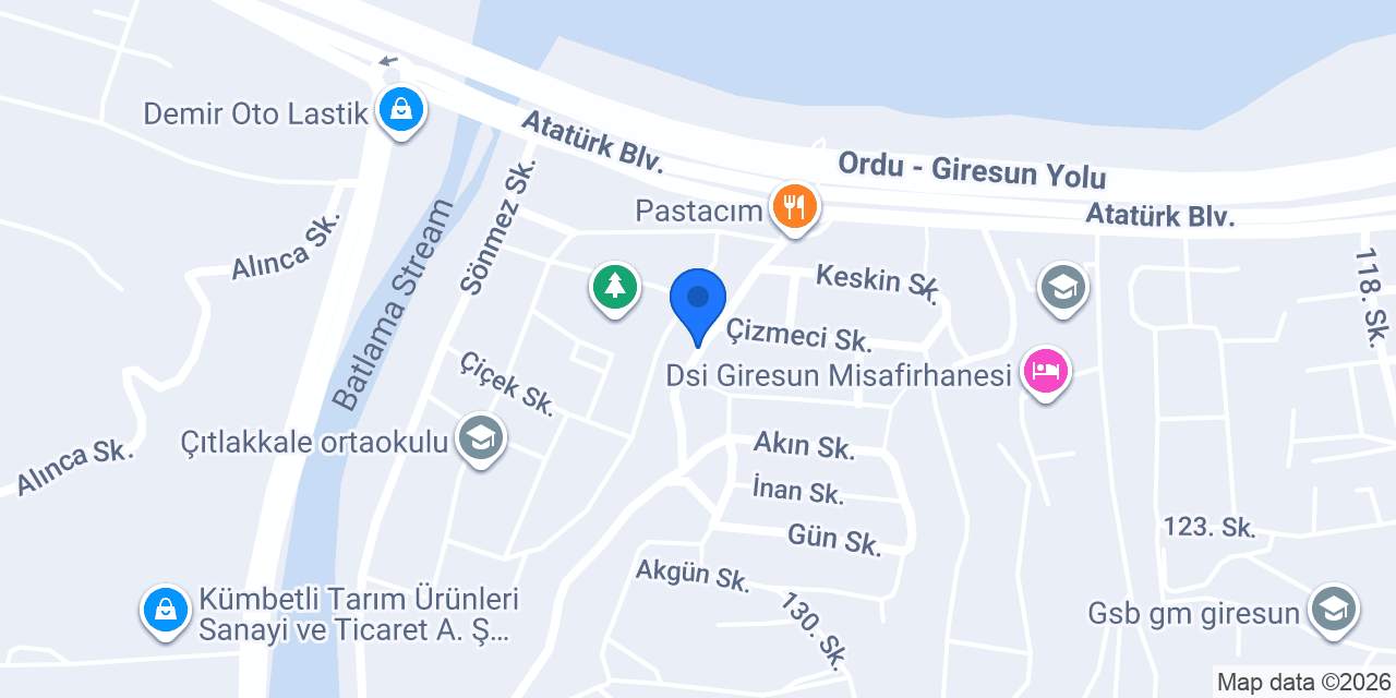 İNÇ ELEKTRİK konumu