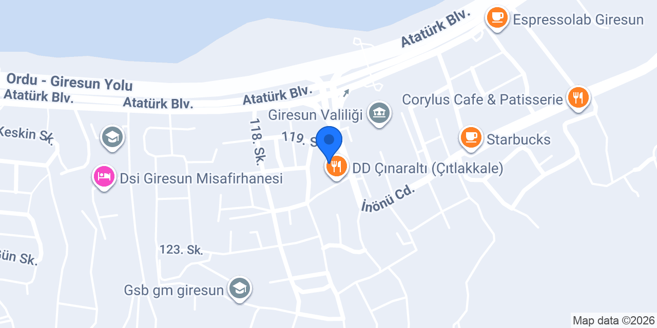 Gusto Giresun konumu