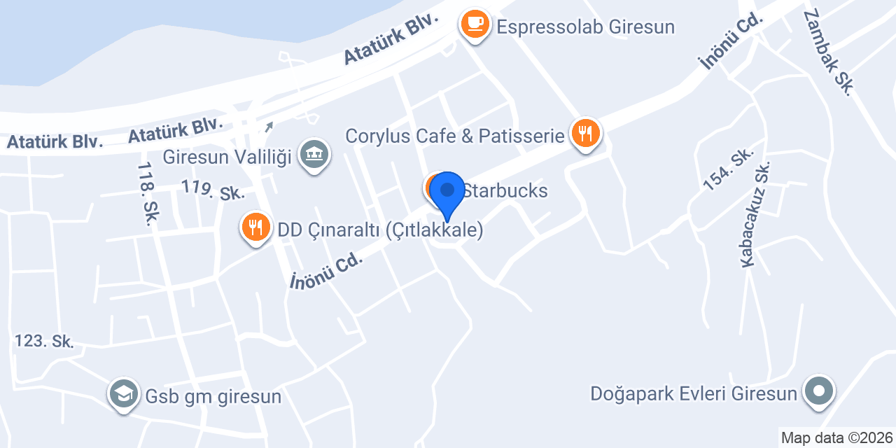 Akar Börek Evi konumu