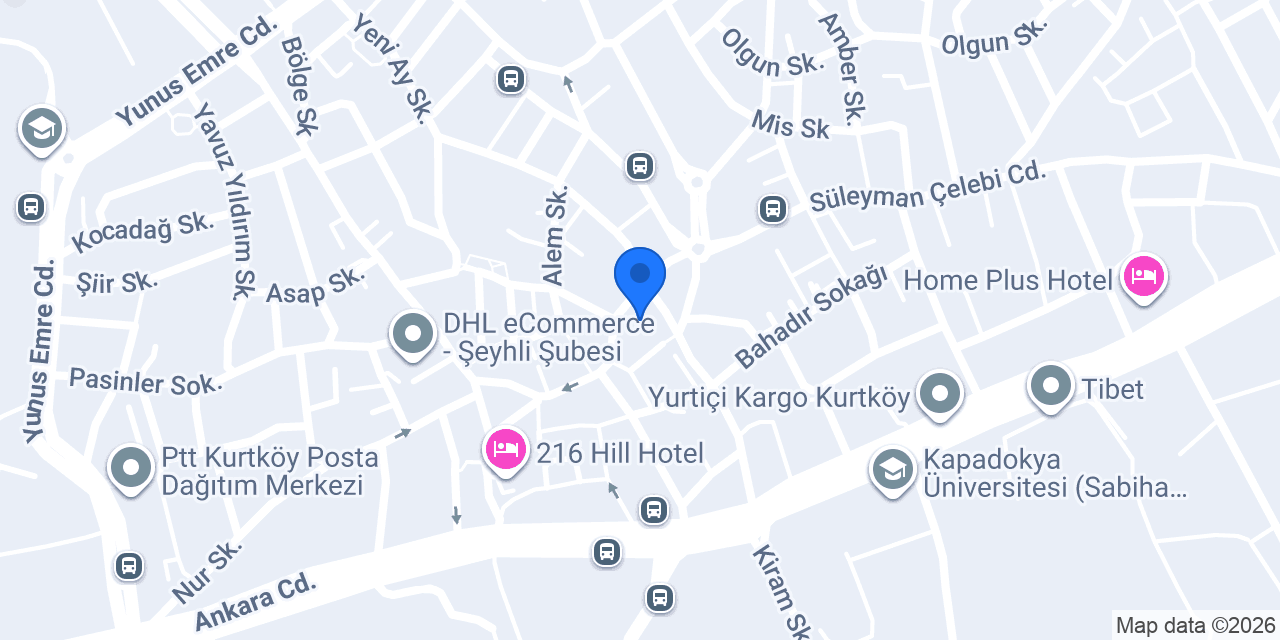 AUCO ENDÜSTRİ VE İNŞAAT PAZ. LTD.ŞTİ konumu
