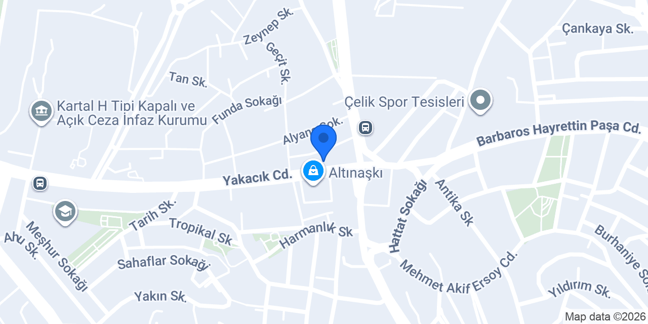 Bereket Pastanesi konumu