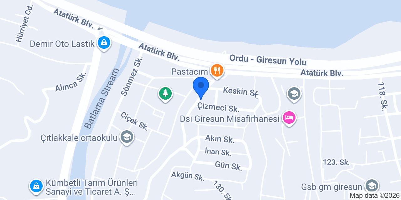 ÇİÇEK TAKSİ konumu