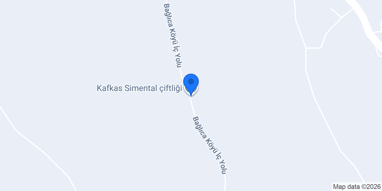 Kafkas Simental çiftliği konumu