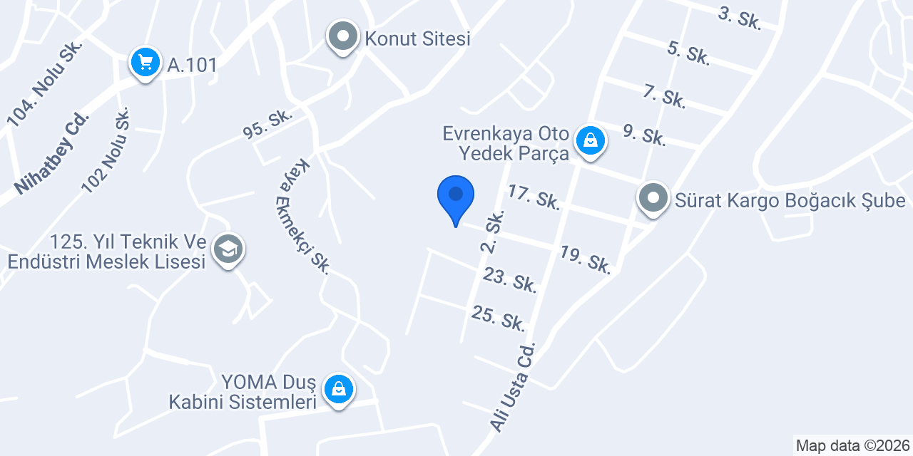 Özcan Teknik konumu