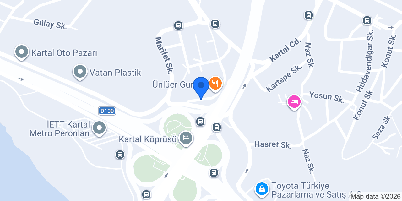 Raster Aydınlatma konumu