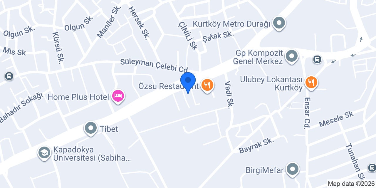 Gök-Las Oto konumu