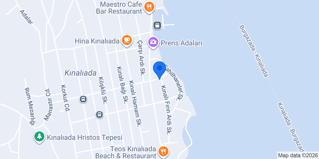 Kınalıada Polis Merkezi Amirliği konumu