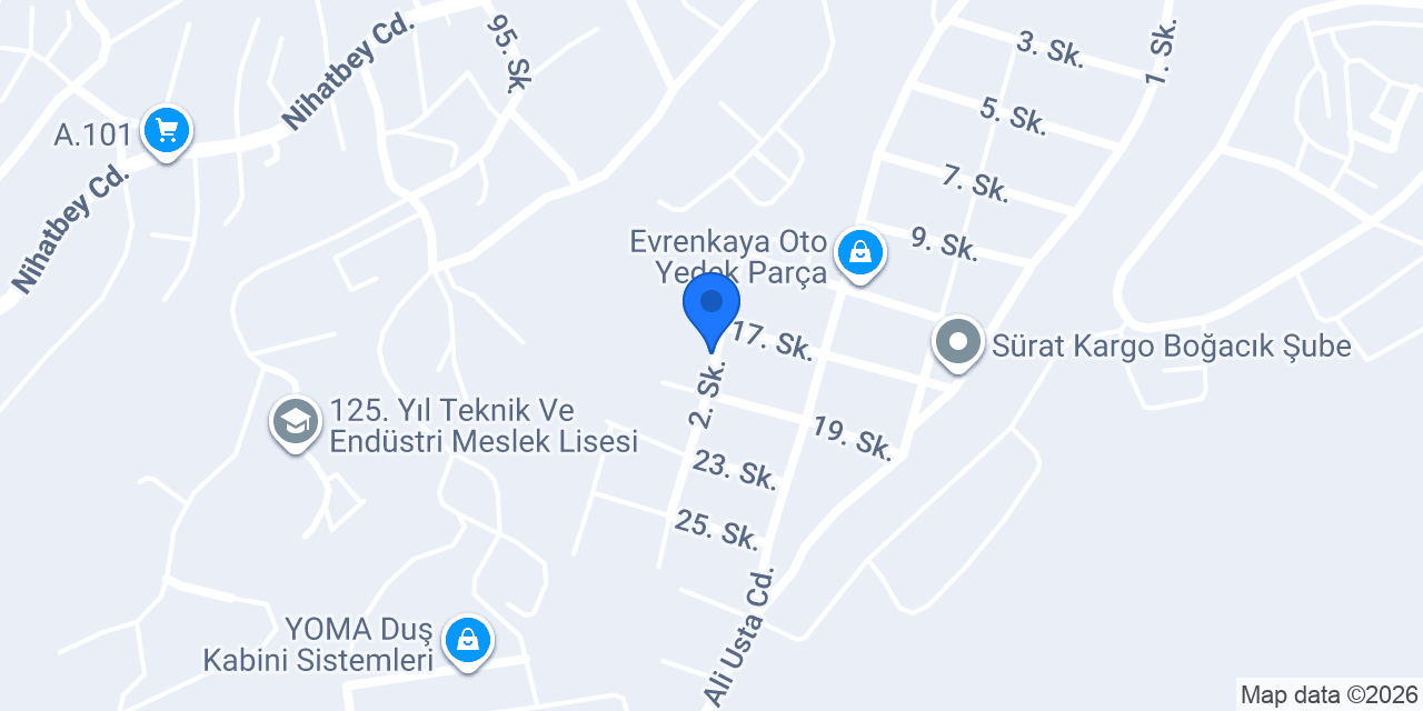 Denge Motorlu Araçlar konumu
