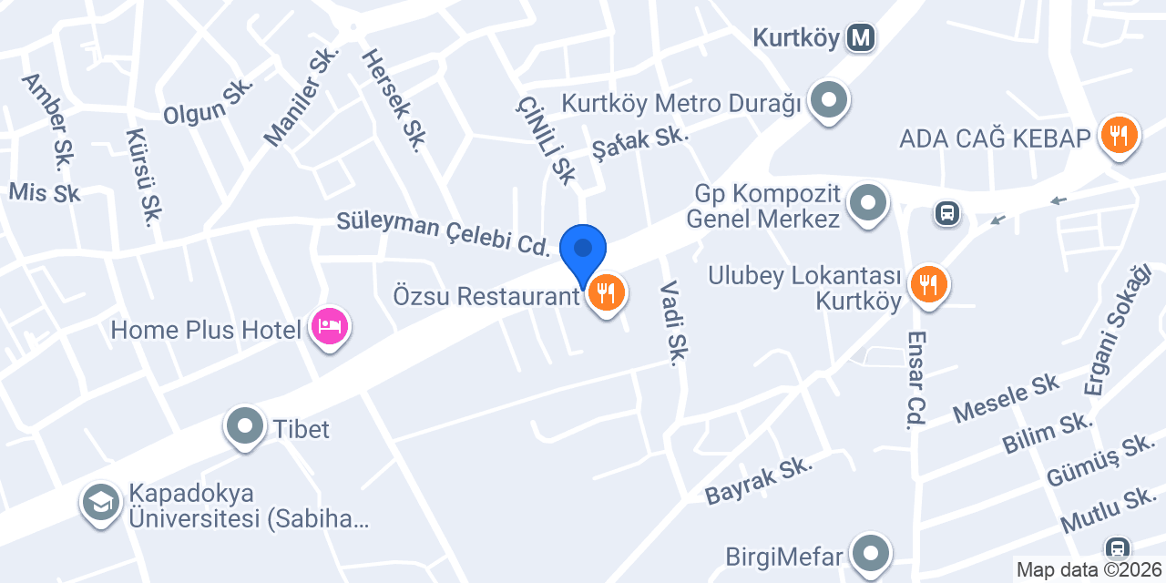 Pide Lahmacun konumu