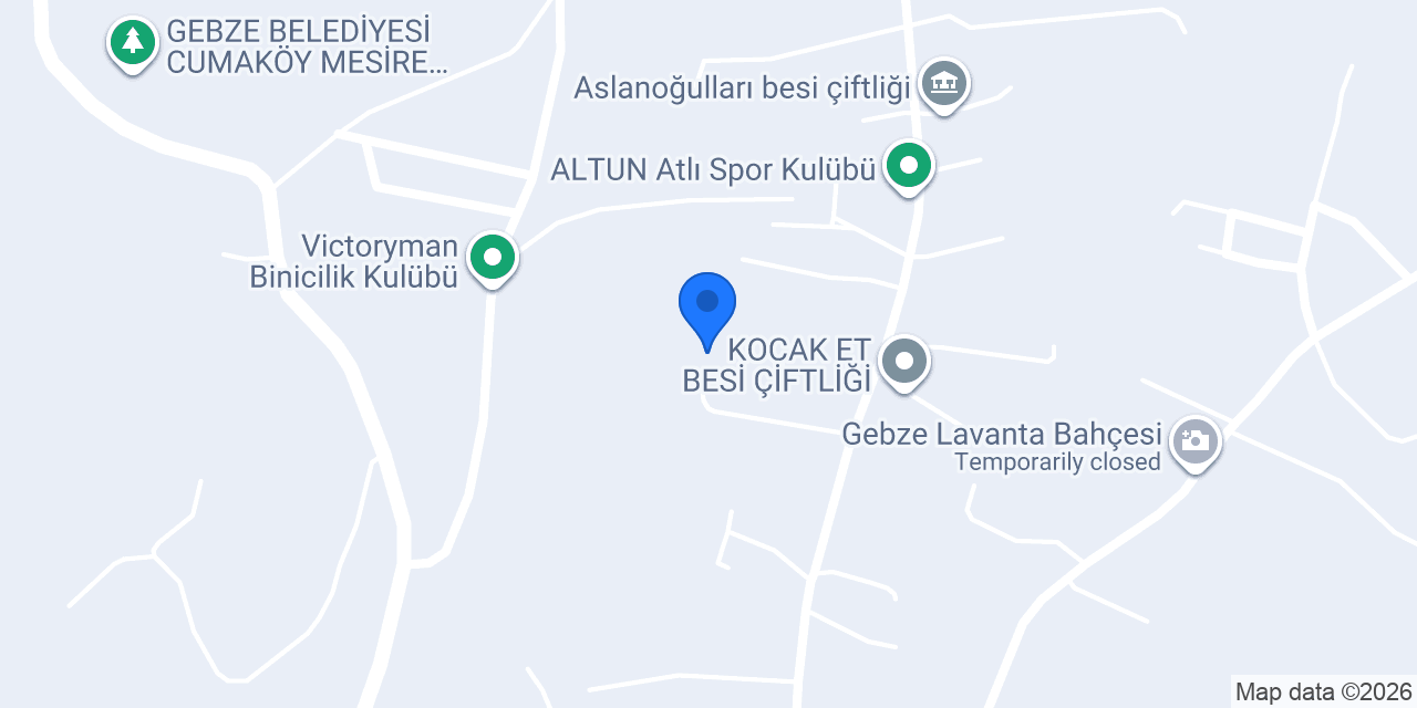 Miraç Et Besi Çiftliği konumu