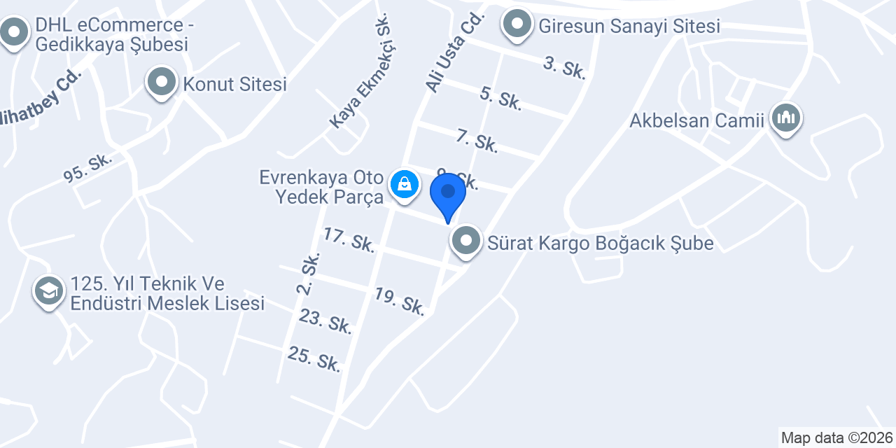 Kimpaş Kurtoğulları Hırdavat konumu