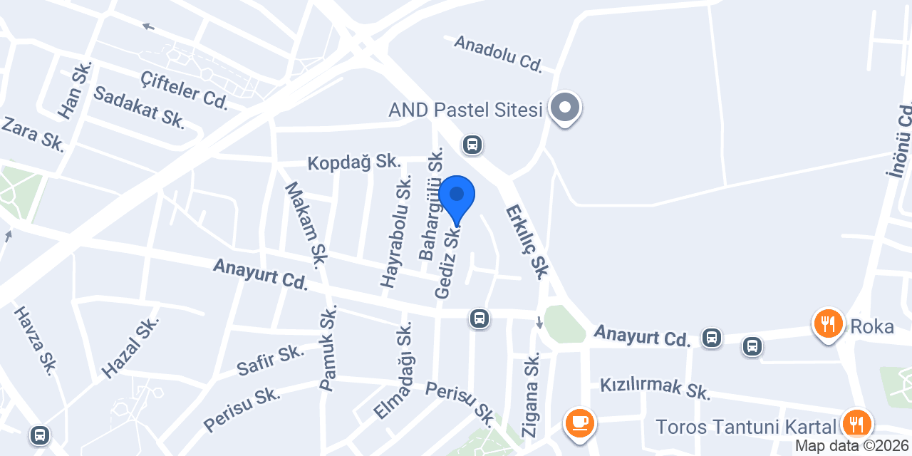 Öz Şafak Unlu Mamülleri konumu