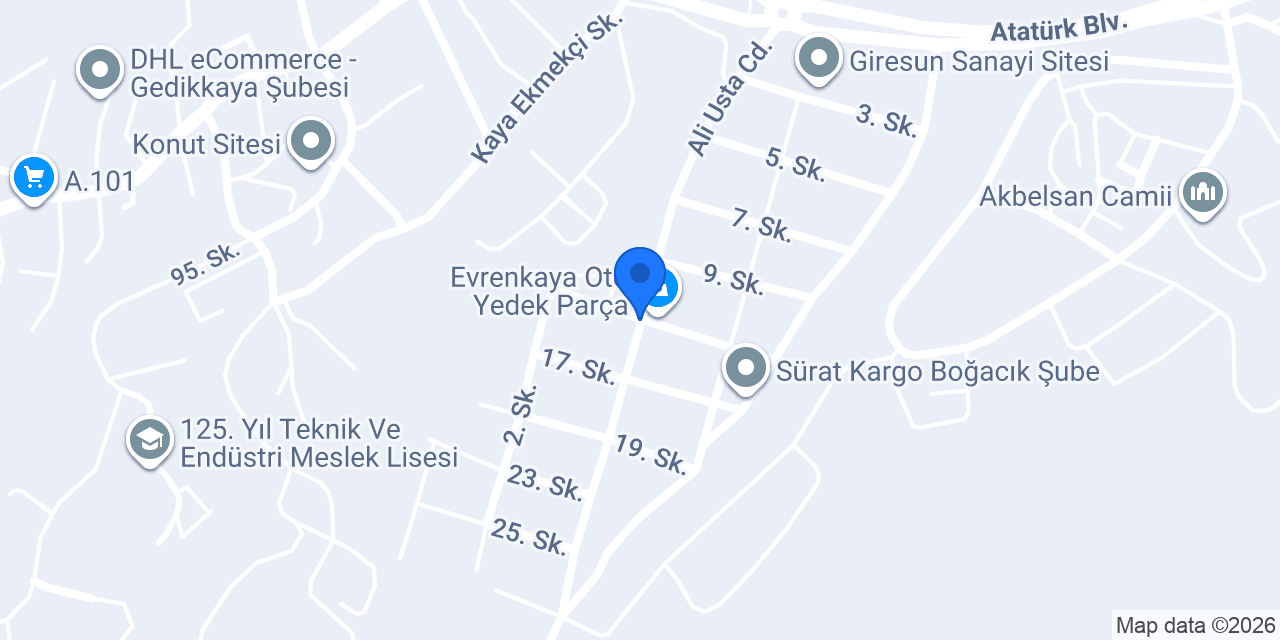 LEVENT OTOMOTİV konumu