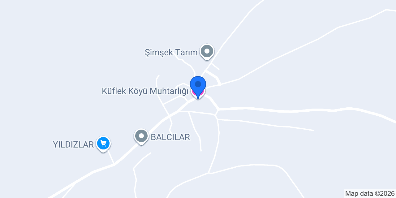 Küflek Köyü Muhtarlığı konumu
