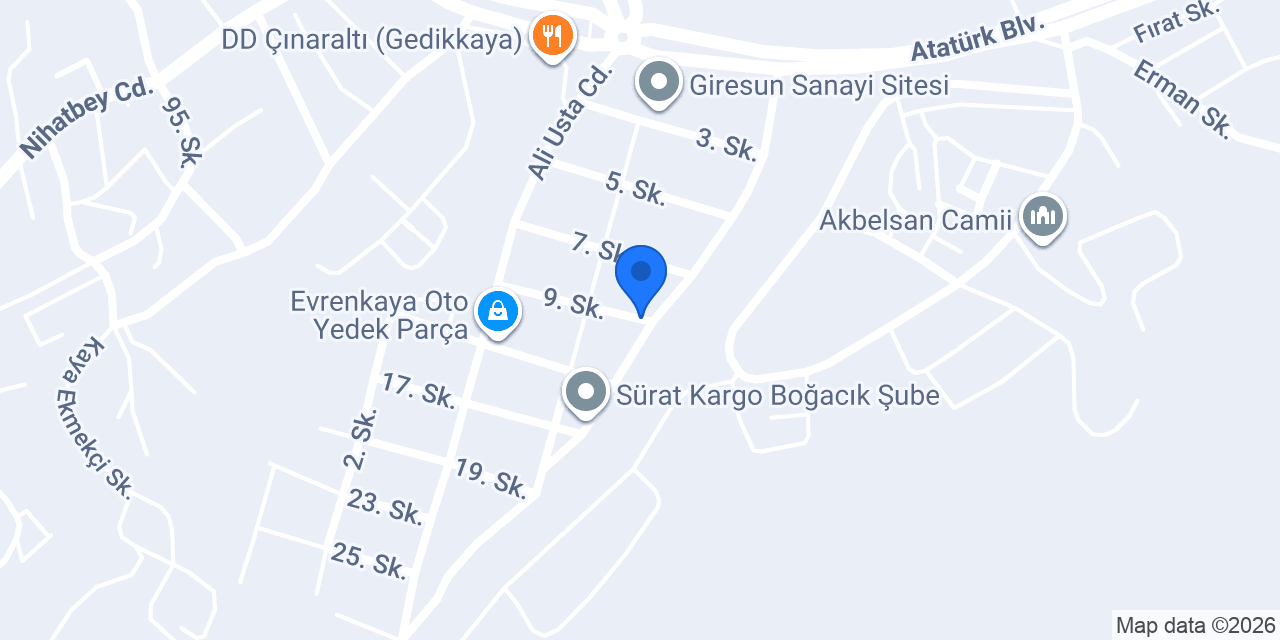 Yurt Balata konumu