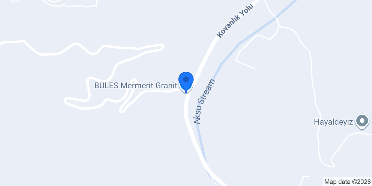 BULES Mermerit Granit konumu