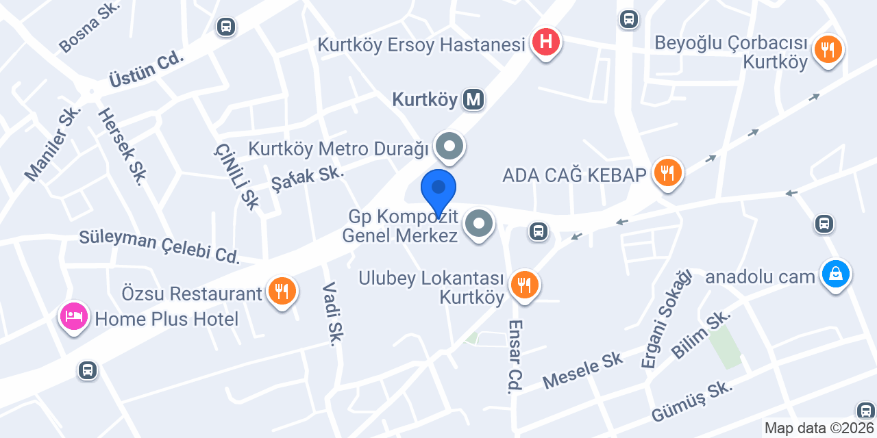 Pendik 3D Baskı/Tasarım konumu