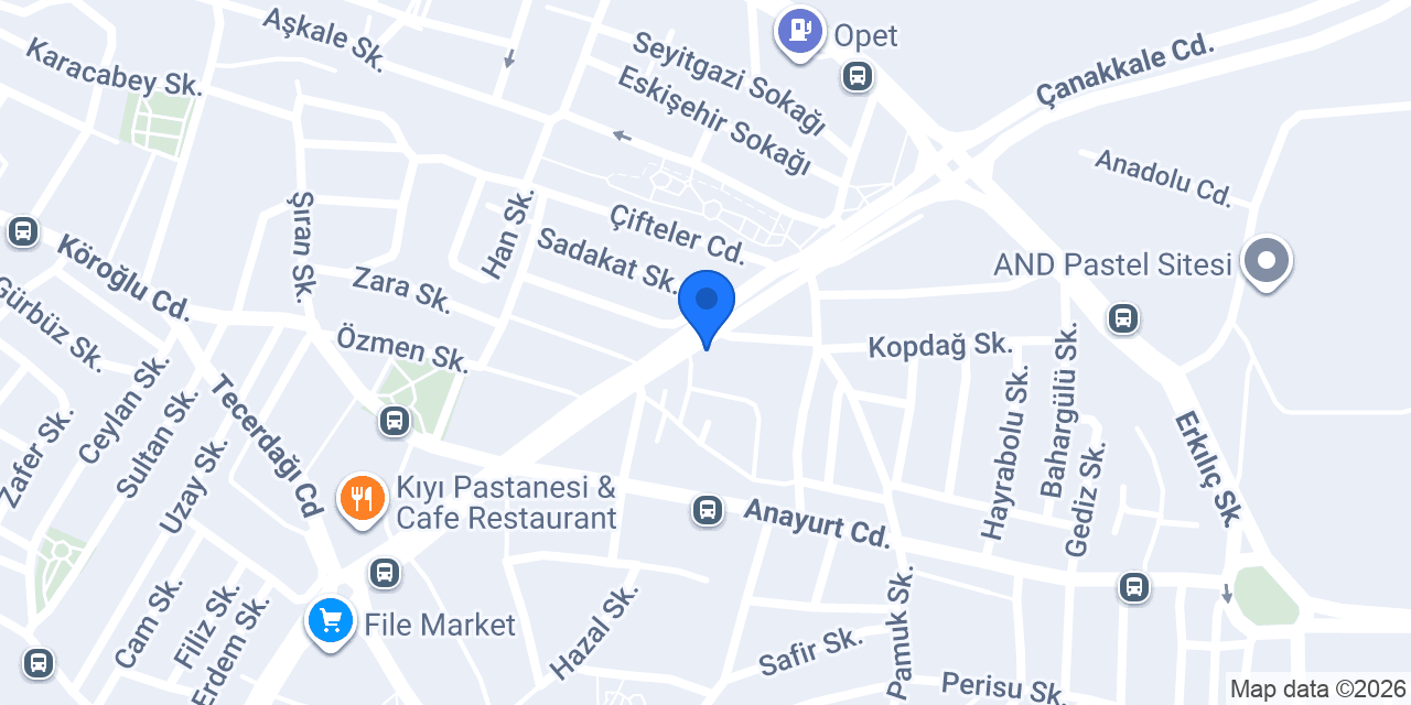 Asu Sera Çiçekçilik konumu