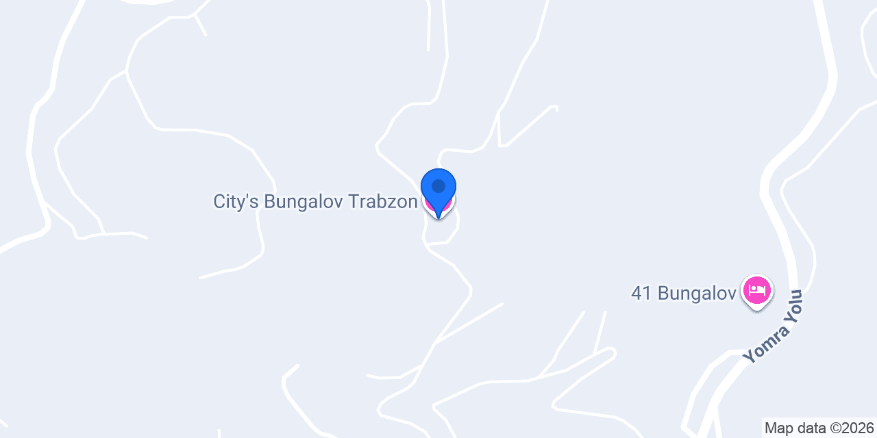 City's Bungalov Trabzon konumu