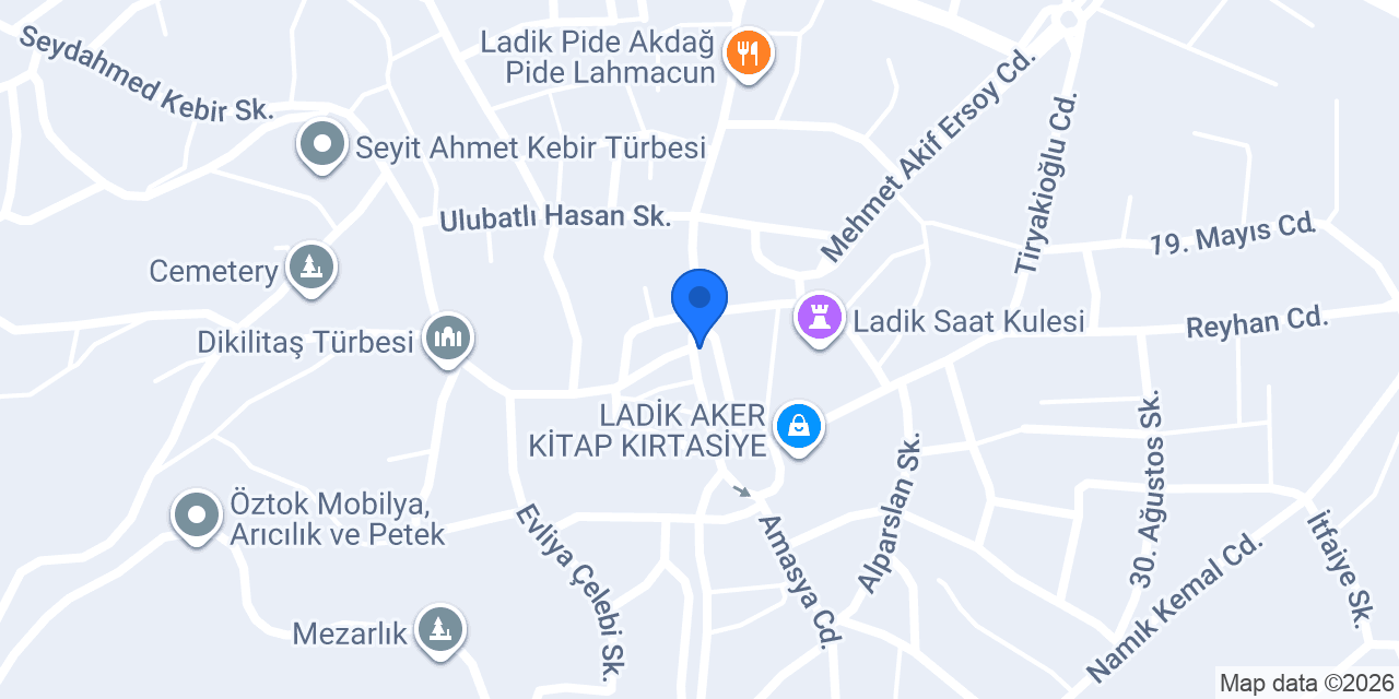 Lokman Aktar ladik konumu