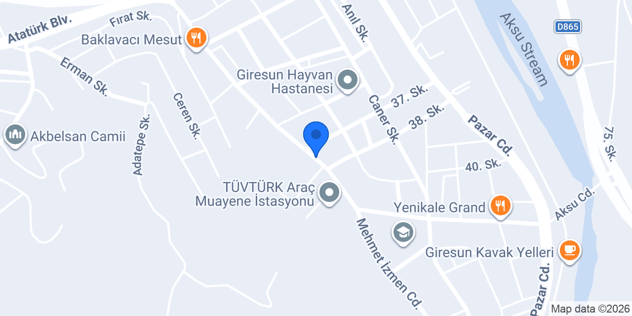 Sigortasepeti Giresun Şubesi konumu