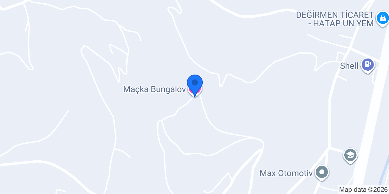 Maçka Bungalov konumu