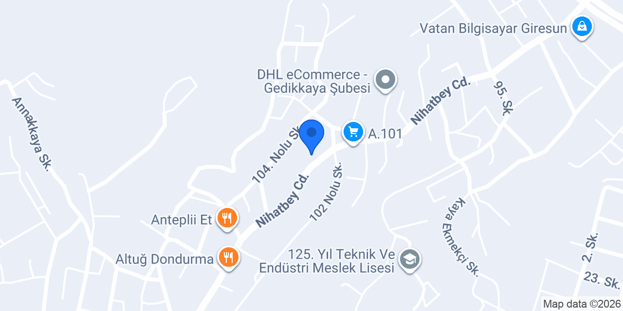Karavan park konumu