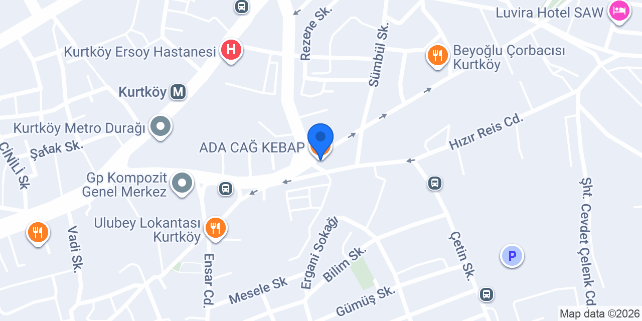 ADA CAĞ KEBAP konumu