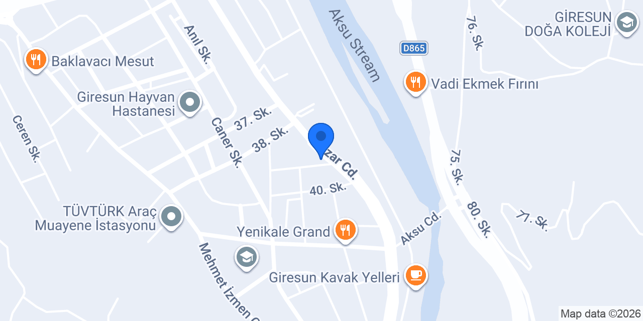 ÖKSÜZ RESTORAN konumu