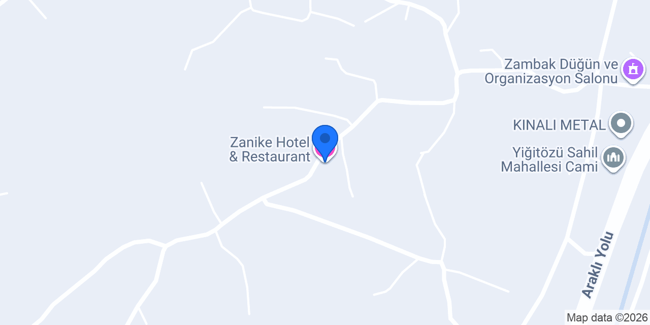 Zanike Hotel & Restaurant konumu