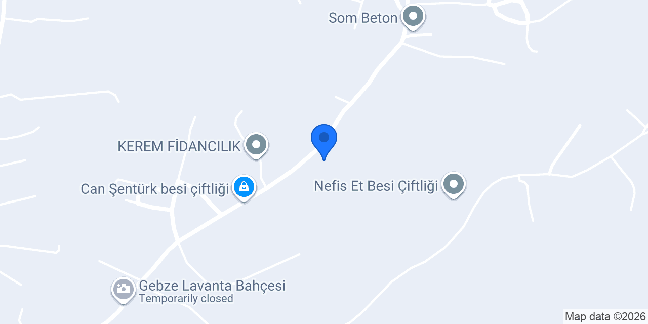 NET et ve süt çiftliği konumu