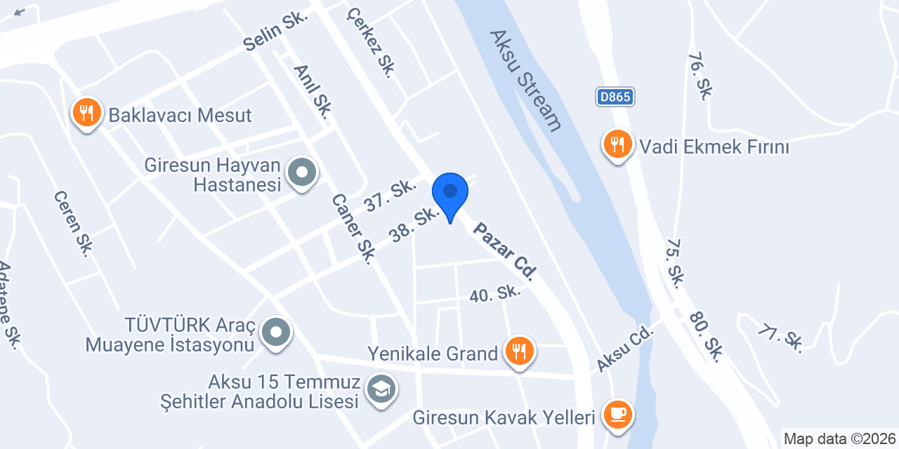 ÖZERLER BÖREK EVİ konumu