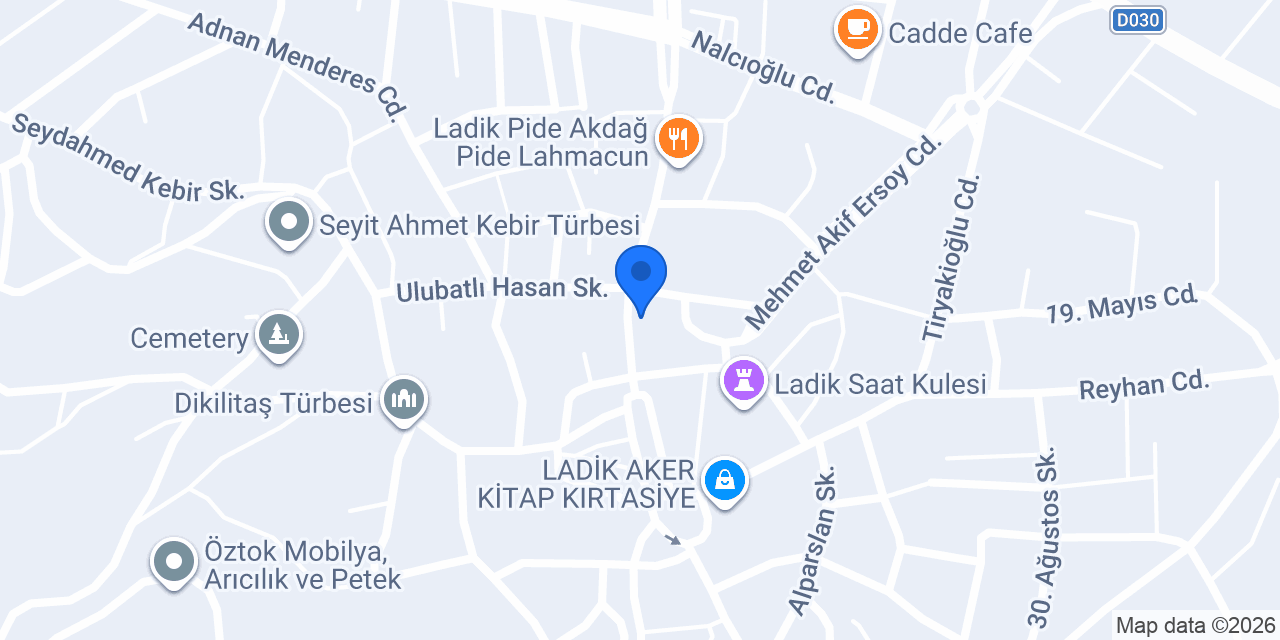 LADİK MUTLU ECZANESİ konumu